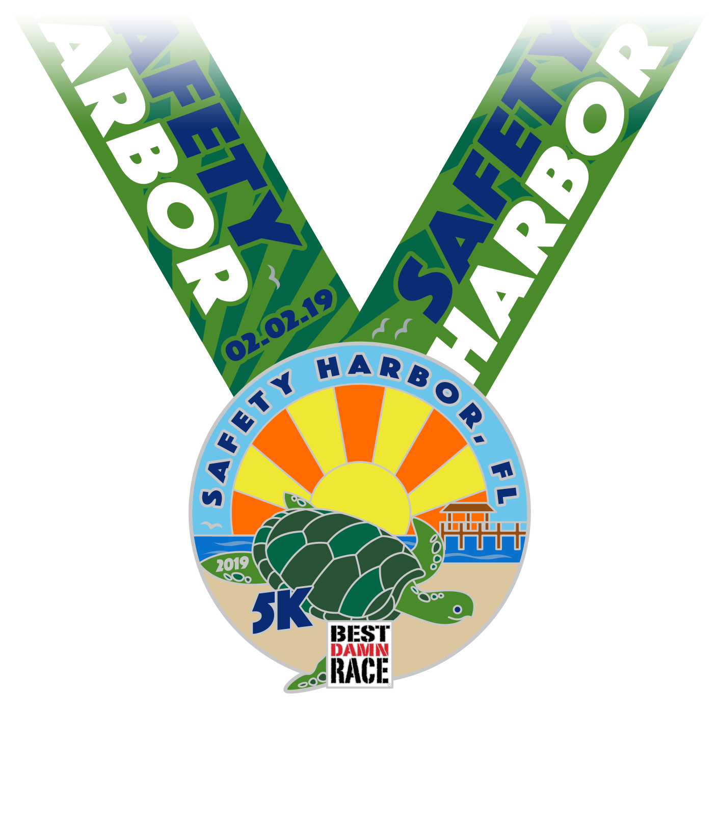 medal5k Best Damn Race Safety Harbor, FL