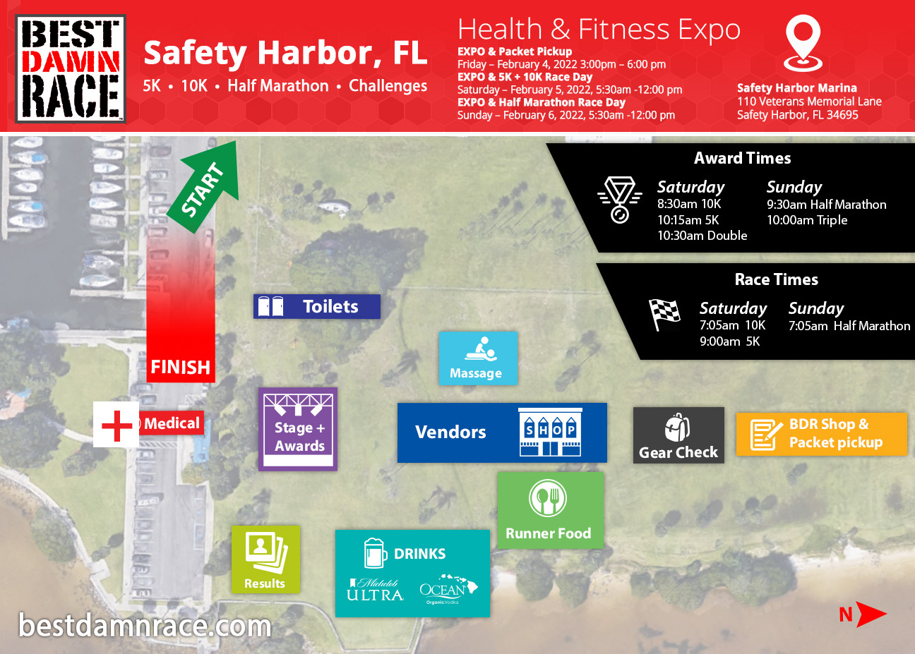 2022 Expo & Venue - Safety Harbor, FL Best Damn Race 2022 Expo & Venue - Safety Harbor, FL Best Damn Race
